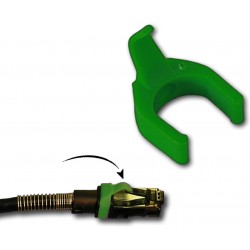 PatchSee patch cable clips - Patchclip - Green color coding of network cables - DANBIT
