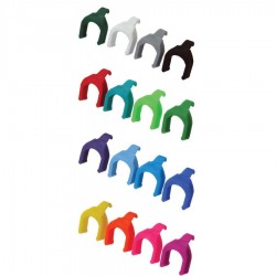Lilla Clip: 50 Pcs K-RJ45Lxx Cable Clips for Easy Color Coding