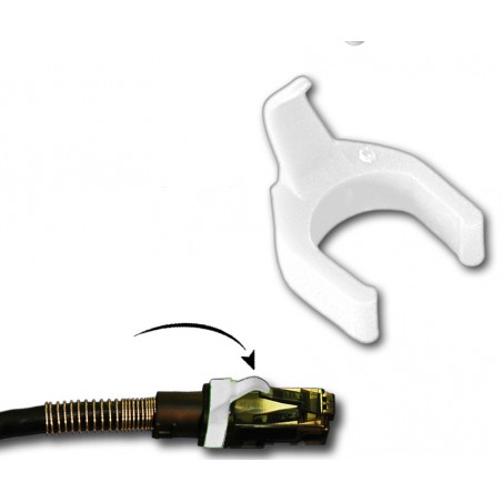 PatchSee-patchkabelklämmor - Patchclip - Vit färgkodning av nätverkskablar - Svensk Binär Teknik AB