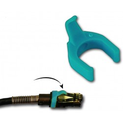 PatchSee patch cable clips - Patchclip - aqua color coding of network cables - DANBIT