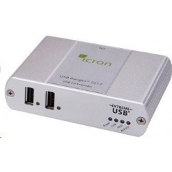 Förläng USB-anslutningar upp till 100 m med 2-portsförlängare