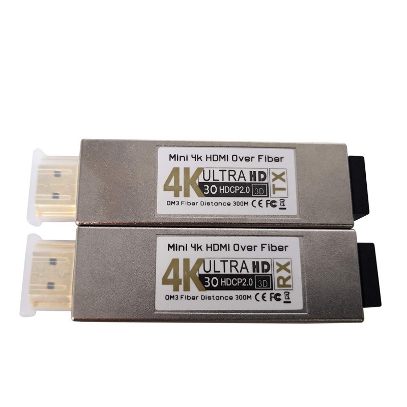 HDMI-omvandlare över fiber OM3 multi mode