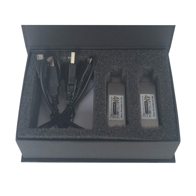 HDMI-omvandlare över fiber OM3 multi mode