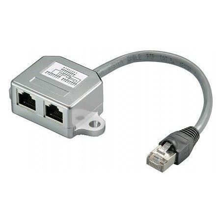 RJ45 splitter, RJ45 jane och 2 x RJ45 hona