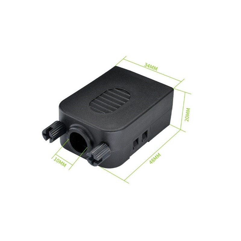 Plint med DB9-hankontakt, RS232-kontakt med skruvplint