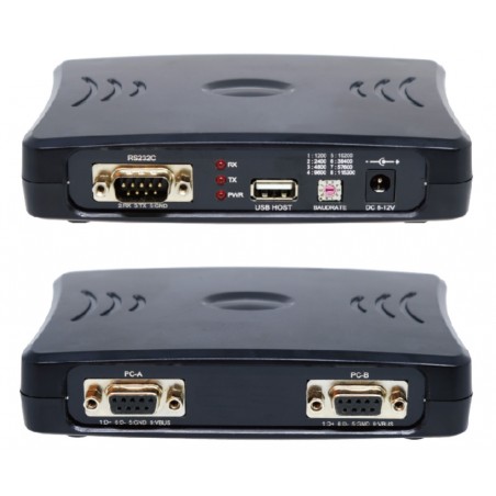 USB-splitter 1:2 Splitter & RS232, Windows, Linux IX11044 (UBS-120P) Huintech