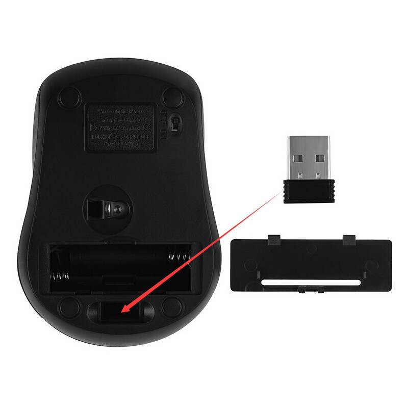 Trådlös USB-mus - Professionell - Område 10m - Binär teknik AB