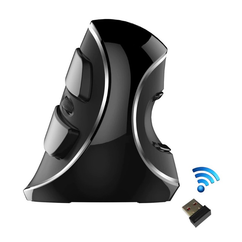 Ergonomic Wireless USB Mouse - Avoid pain in the shoulder and back