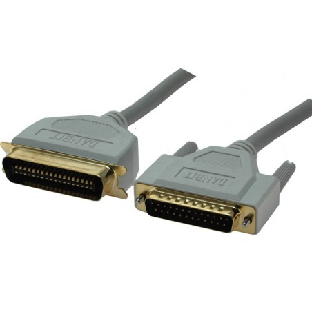 Printer Cable DB25 haneeee och Centronics 36 haneeee 1,8m