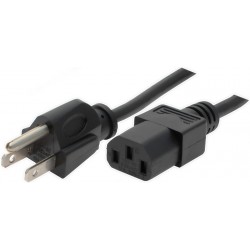 USA nätsladd UL E88265-C IEC 320 C13-kontakt hona