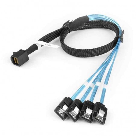 SFF-8643-4SATA Mini-SAS HD till 4 x SATA-kabel