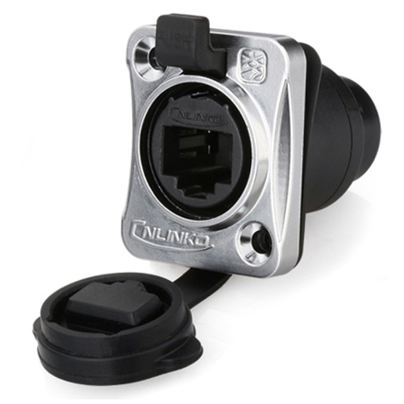 RJ45 ethernet cable routing IP65 water and dustproof