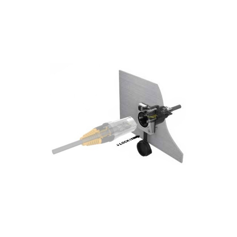 RJ45 ethernetkabel som leder IP65 vatten- och dammtät