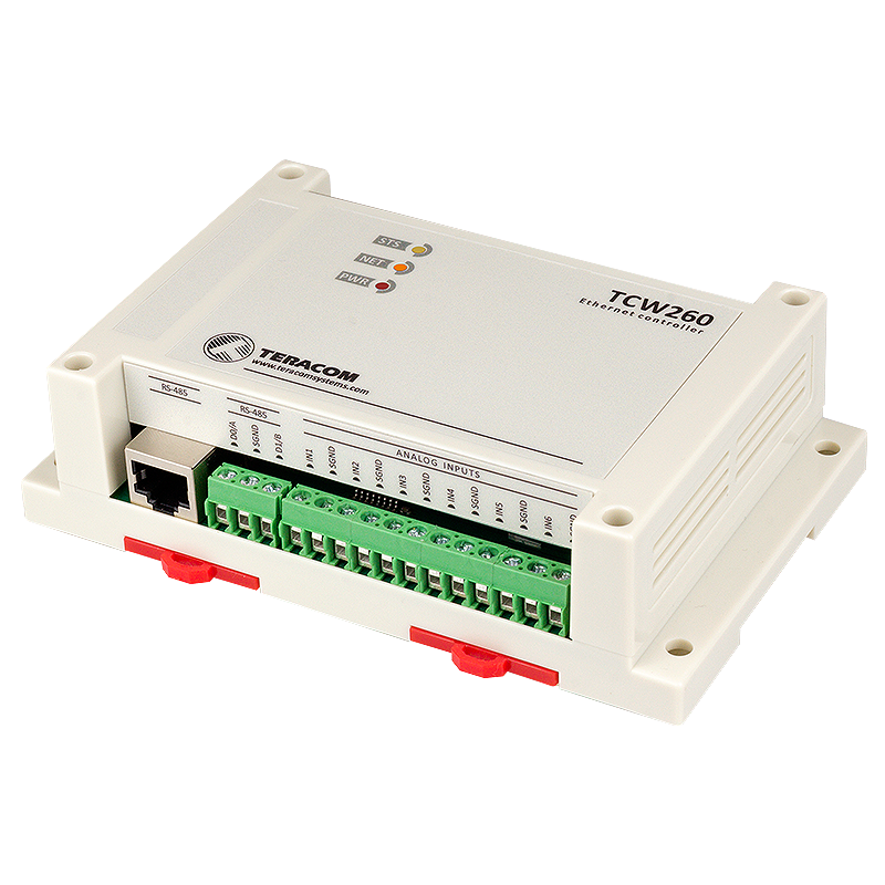 Energimätare med 24 galvaliskt isolerade I/O, RS-485, Digital och analog ingångar