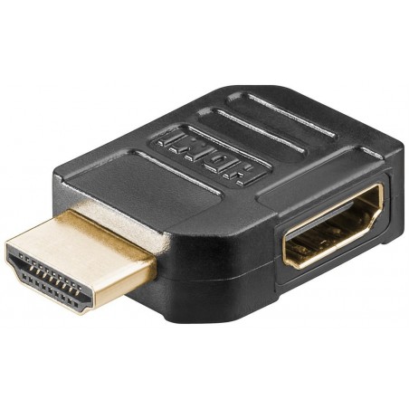 Vinklad HDMI-adapter 90° hona till hane rätvinklad