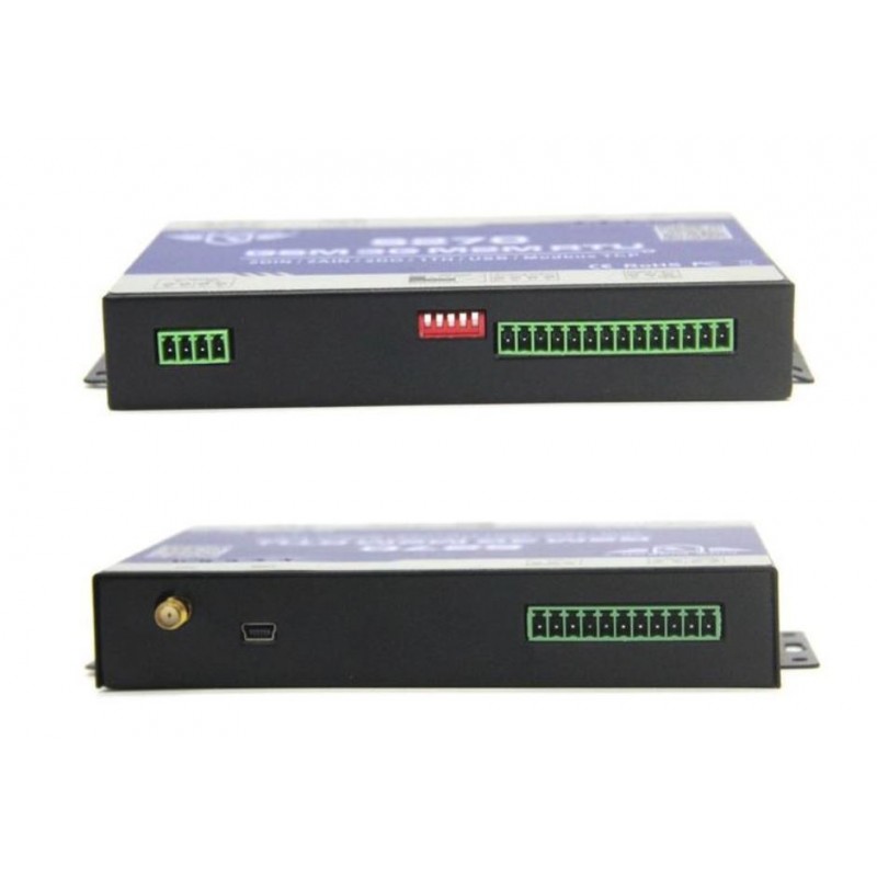 SMS GSM-larm 2 Digitala ingångar, 2 analoga ingångar 2 Digitala utgångar 4g med app för iOS och Android