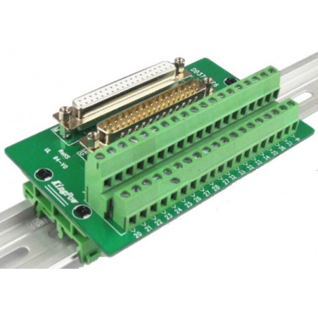 37-poligt kort med DB37 janee / hona kontakt inkl. 30cm kabel - DB37-MG6 - Binär Teknik AB