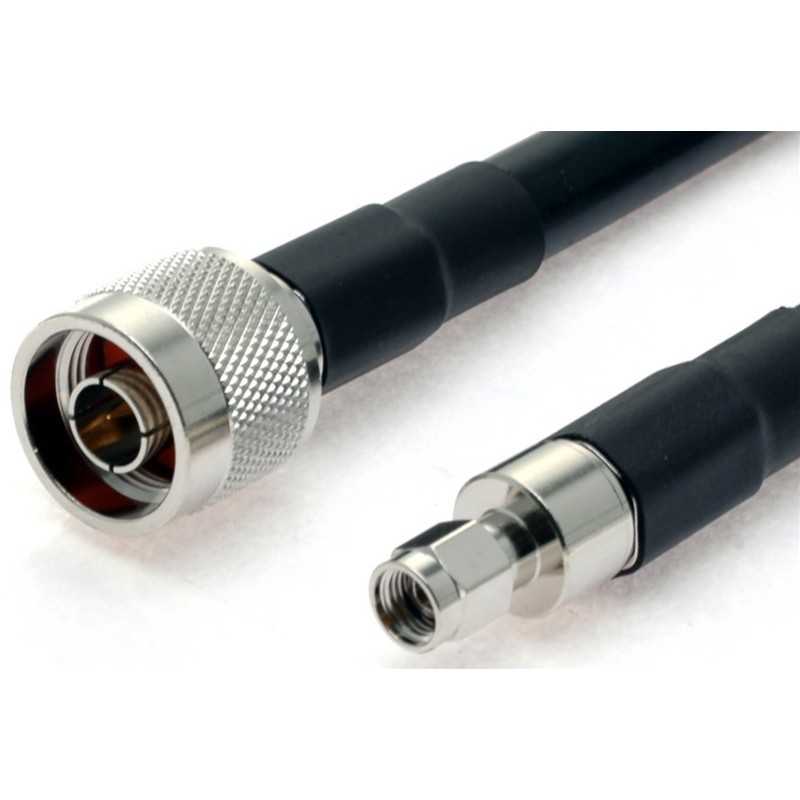 R/SMA til N-Type WLAN antennekabel han-han, 50 ohm, , 1,0mforAntenn...