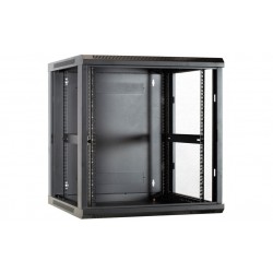 12U 19" rack cabinet for wall mounting