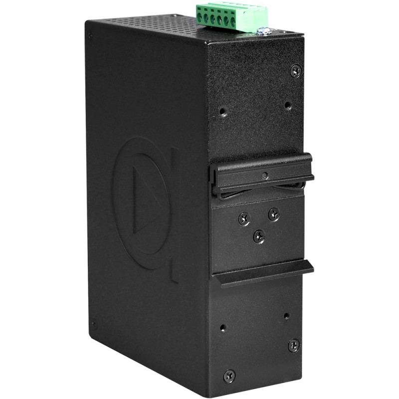 10-Port Industrial PoE + unmanaged switch with IEEE 802.3at (30 Watts per port @ 53VDC)