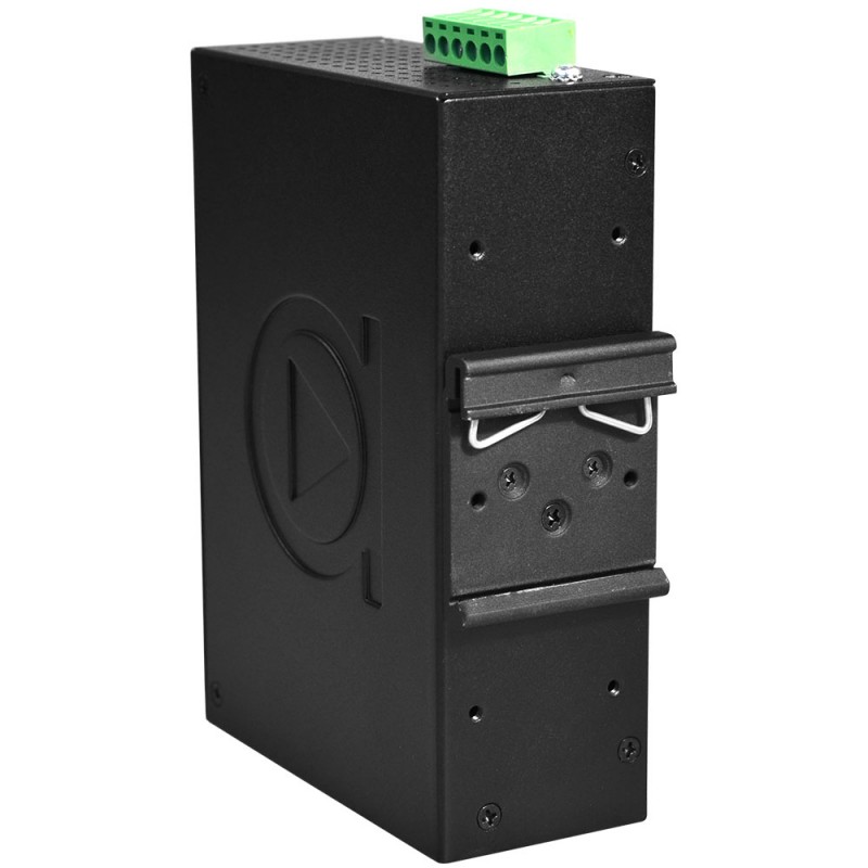 12-ports industriell gigabit PoE + -brytare, 8 RJ45, 4 SFP