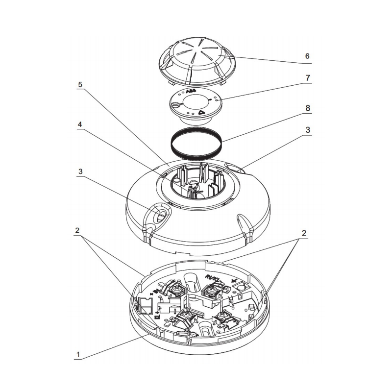 Smoke alarm, 15m, height 11m