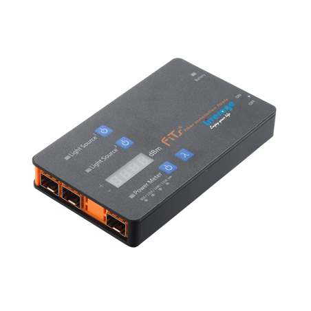 Fiber-testare för att mäta ljusförlust i en fiberkabel