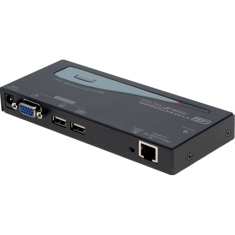 KVM Extender to 200 meters with VGA and USB mouse / keyboard. With edid