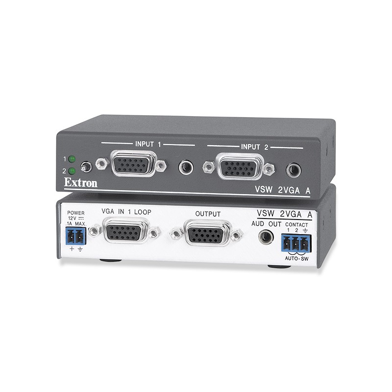 Extron 2-Port VGA Converter with Audio & Auto-Switching