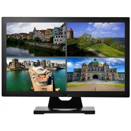 22 "LED-skärm med BNC, VGA, S-Video-ingång med PIP-funktion och BNC-videoutgång