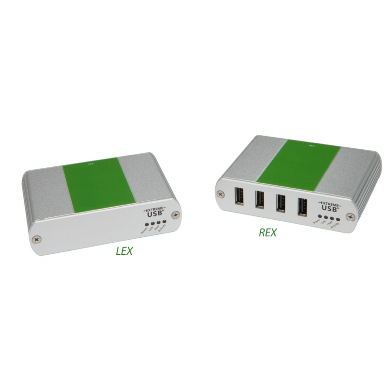4-Port USB Extender - Boost Connectivity Up to 100 Meters