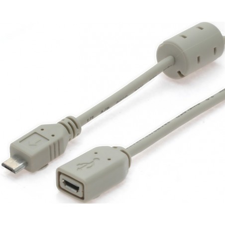 Högkvalitativ 2 m USB2-kabel med ferritkärna och guldkontakter