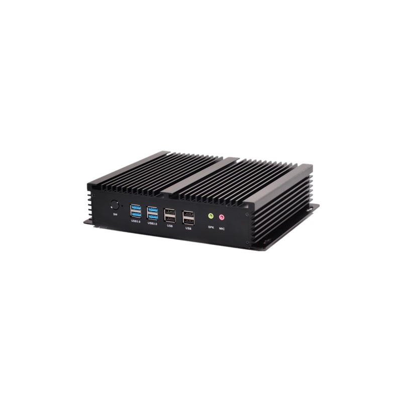 Fanless Embedded industrial PC i5 with 4 x RS232 COM ports 2xRJ45 USB 3.0 and USB 2.0 Fanless