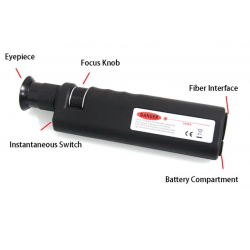 Visual inspection of fiber cable - 400X (SC, ST, FC, LC)