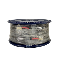 Steel fabric fiber cable in multimode - 100 meters - 50 / 125my - Black