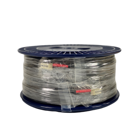 Armerad fiberkabel, Multi-mode, LC-LC, 200m, 50 / 125my, OM3, Black, Duplex