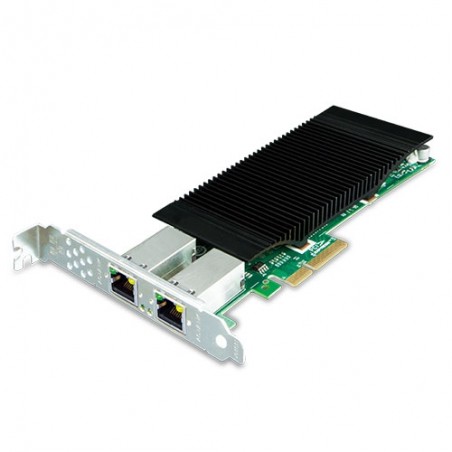 PCI Express, två port adapter, PoE +, RJ45, nätverk