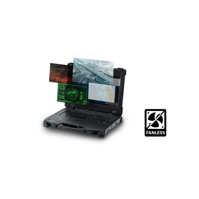 Industrial Notebook, Ruggedized, Notebook Portable PC with RS232, multi Touch DURABOOK