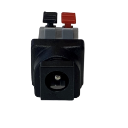 DC connector female 5.5/2.1mm terminal block with push-down clamp