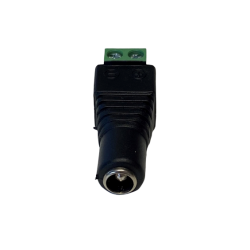 DC connector female 5.5/2.1mm screw terminal block