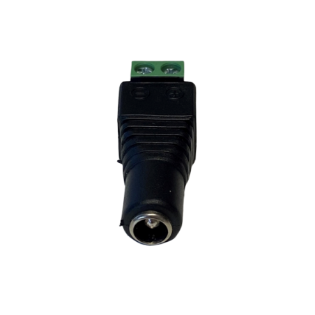 DC-kontakt hona 5,5/2,1 mm skruvplint