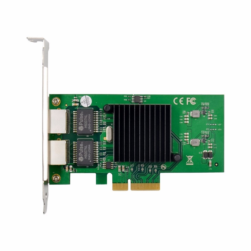 Intel 82576EB, PCI Express, Dual Port Gigabit, Ethernet, LAN, Karta 2 Portar Net Card PCIEX