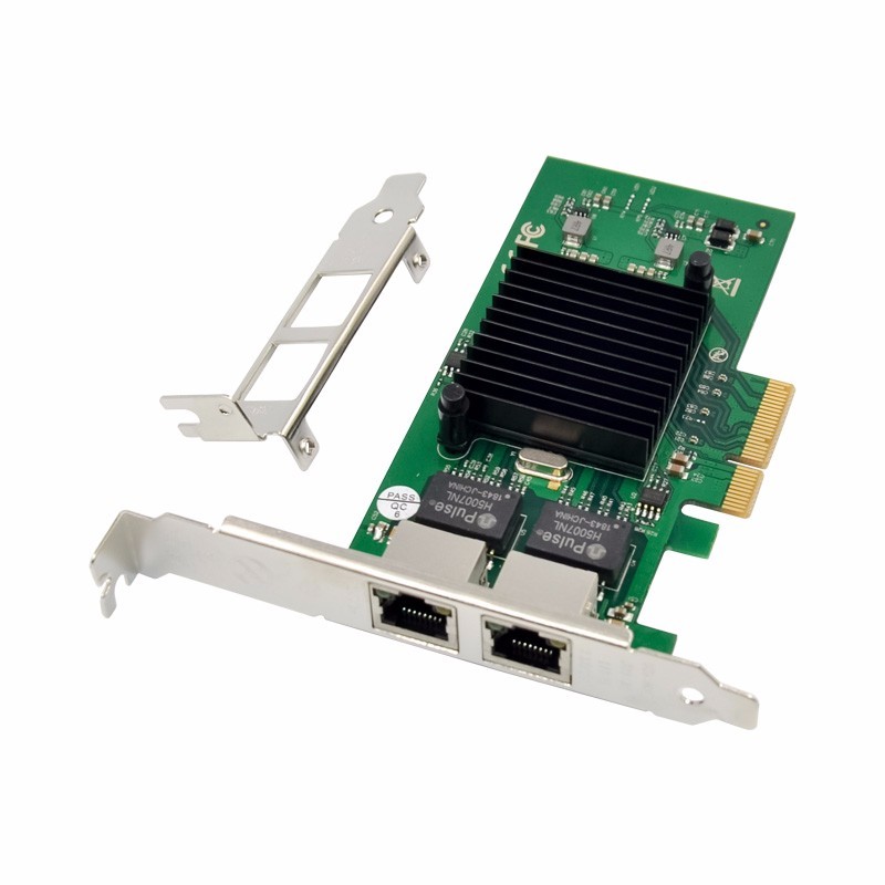 Intel 82576EB, PCI Express, Dual Port Gigabit, Ethernet, LAN, Karta 2 Portar Net Card PCIEX