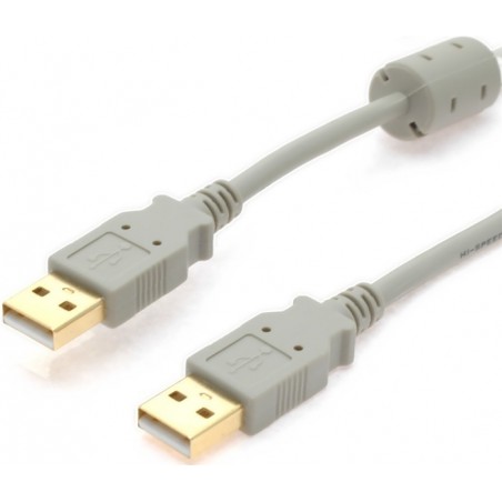 USB2 kabel, A hane - en hane MED ferritillkerne, 2 m