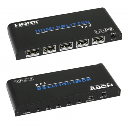 4K 4-port HDMI splitter with EDID