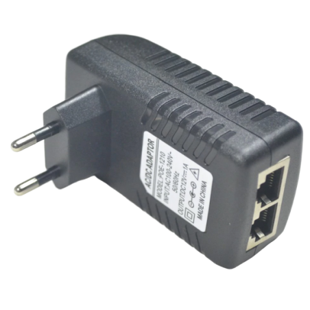 12VDC Passiv Poe-injektor med RJ45, POC