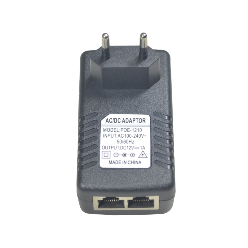 12VDC Passiv Poe-injektor med RJ45, POC