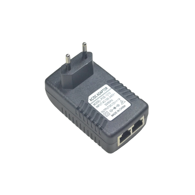 12VDC Passiv Poe-injektor med RJ45, POC