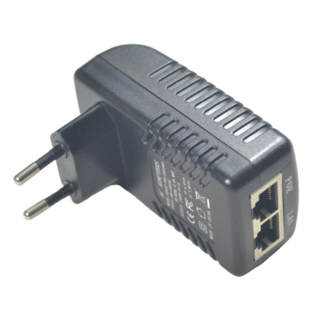 24V Passiv Poe-injektor med RJ45, POC