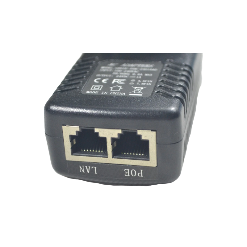 24V Passiv Poe-injektor med RJ45, POC